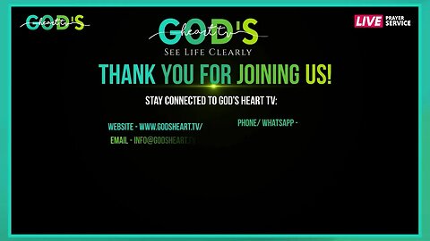 GODS' HEART TV LIVE PRAYER SERVICE!!! | (October 7 2023)