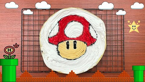 Tie-dye pattern : Mario Mushroom!