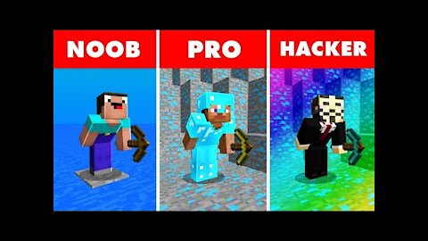 minecraft noob vs pro vs hacker MLG || #shorts #Short #Minecraft #noob #pro