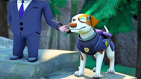 HE IS THE MOST POWERFUL SPY DOG IN THE WORLD