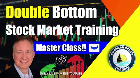 Double Bottom Trading Strategy Stock Market Training Pro Tips!
