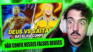 PASTOR REACT SAITAMA VS DEUS: BATALHA COMPLETA VEJA COMO FOI! | ONE PUNCH MAN