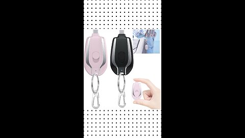 Mini Power Emergency Pod - Key Chain Power Bank