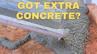 What to Do with Extra Concrete When Building Your Dream Home 🏡