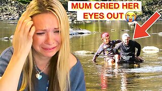 They fell in the RIVER! 😱 MUM CRIED HER EYES OUT 😭 *emotional family vlog