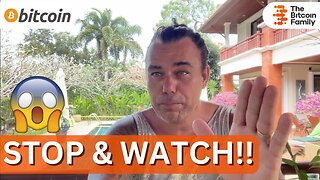 STOP!! WATCH THIS BITCOIN INFO NOW!!!