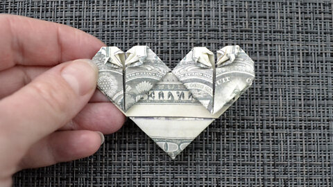 Cool TRIPLE MONEY HEART | Dollar Origami for Valentine's Day | Tutorial DIY by NProkuda