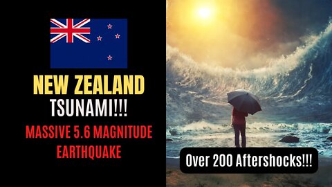 New Zealand Tsunami - Taupo SuperVolcano Massive 5.6 Earthquake