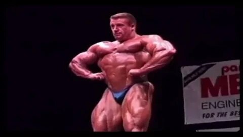 Dorian Yates 1996 guest posing