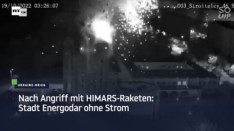 Nach Angriff mit HIMARS-Raketen: Stadt Energodar ohne Strom