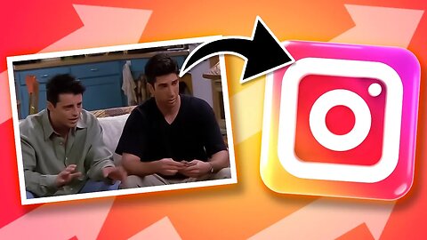 Creating a Viral Meme Style Instagram Reel Featuring A Clip From Friends
