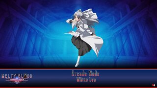 Melty Blood: Actress Again: Current Code: Arcade Mode - White Len