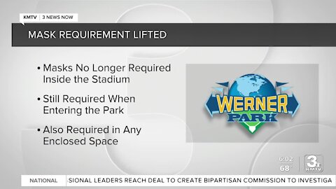 Werner Park removes mask requirement per MLB directive