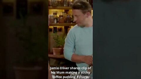Jamie Oliver shares clip of his Mum making a sticky toffee pudding #shorts