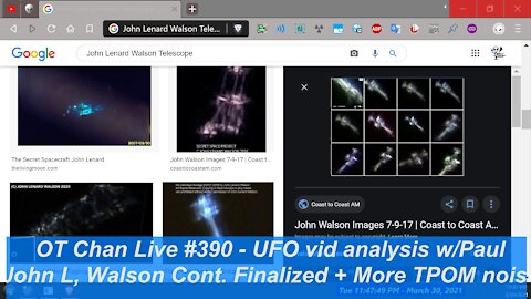 John Lenard Walson Large Space Ships Investigated Part2 + TPOM Noise Cont. ] - OT Chan Live-390
