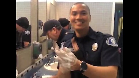 Seattle firefighters have create viral video for 'flatten the curve' challenge