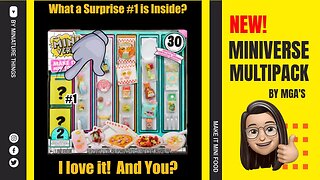 NEW! MiniVerse Make it Mini Food MULTIPACK Unboxing. #asmr #shorts #miniverse