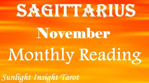 SAGITTARIUS | You Are Being Called To Action!📢Your Destiny is at Stake!💖⭐November 2022