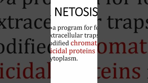 #shorts LL-37 (antimicrobial peptide derived from cathelicidin) & NETOSIS video #2