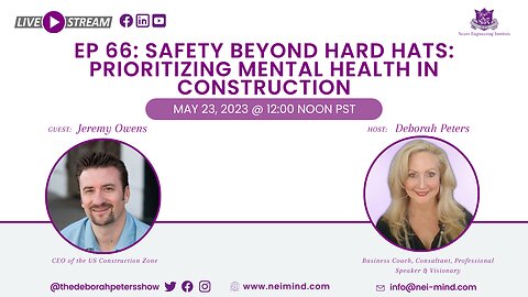 Jeremy Owens - Safety Beyond Hard Hats: Prioritizing Mental Health in Construction