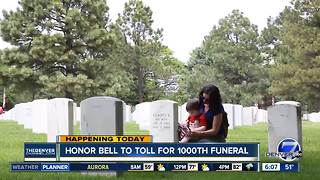 Fort Logan National Cemetery honor bell to ring for the 1,000th time