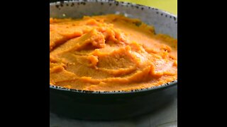 Sweet potato puree for the Christmas Turkey