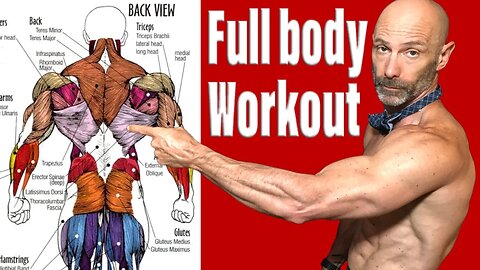 Back Focused Full Body Dumbbell Workout