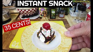 Instant 35 cent snack dessert Recorded with DJI Osmo pocket