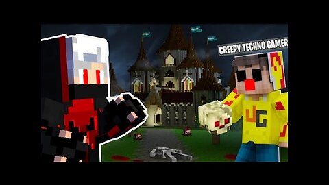 Exploring HAUNTED Techno Gamerz Castle😱| Minecraft