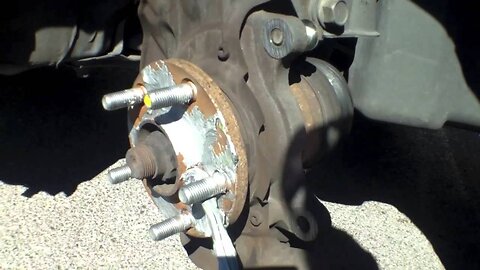 EASY FOLLOW replace front brake pads rotors Toyota Matrix √ Fix it Angel