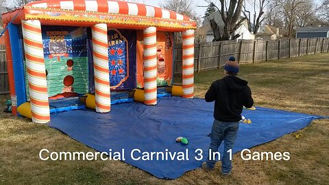 Commercial Carnival 3 In 1 Games #inflatablefactory#factorybouncehouse #factoryslide #inflatable