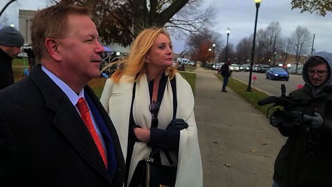 Mark and Patricia McCloskey Arrive at Kyle Rittenhouse Trial