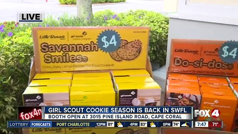 Girl Scout Cookies are back in SWFL