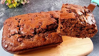 It's so delicious, I make this it every week! Easy chocolate banana bread recipe!