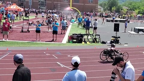 100 Meter Wheelchair Race CHAMPION (Wisconsin, 2023 State Track Meet)