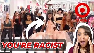 TARGET GUARD CALLS COPS ON MOB DANCERS AND HE IS ACCUSED BEING A RACIST