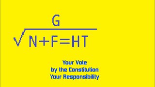 Your Vote by the Constitution Your Responsibility Why Voting Necessary