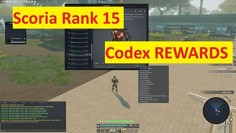 Scoria Rank 15 Codex Rewards and 3 Level-ups