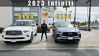 2023 Infiniti QX80 Sensory vs QX60 Sensory