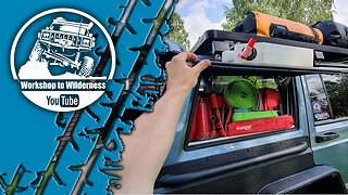 Increasing the Jeep XJ Storage :Gullwing Window Aluminium Storage Boxes