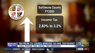 Baltimore County Council approves tax hikes, 2020 fiscal year budget