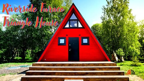 Absolutely Gorgeous Good Hearted Riverside Furaco Triangle House - A- frame house - cabin house