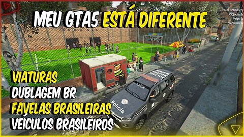 INSTALEI MAIS DE 50 MODS BRASILEIROS NO MEU GTA 5 E VEJA SÓ COMO FICOU NEM PARECE O GTA5