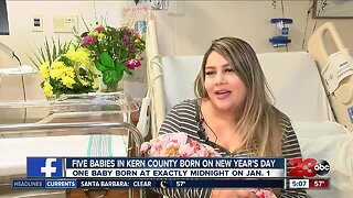 Five babies born on New years Day