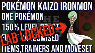 Pokemon Kaizo Ironmon - VISITING THE LAB NEED SOME PRATICE! LETS GO AND SMASH THIS CHALLENGE!