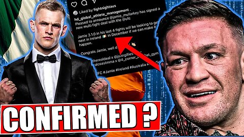 Dublin in December.? LEAKS Confirm Conor McGregor vs Chandler in UFC to return to Ireland..