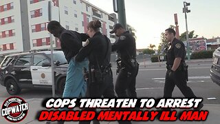 Cops Threaten to Arrest Disabled Mentally Ill Man | Copwatch