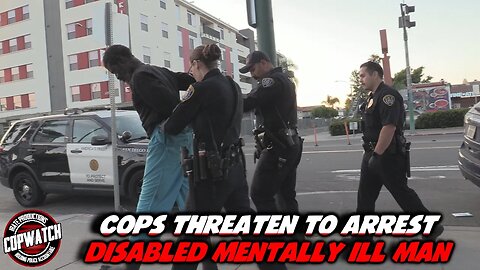 Cops Threaten to Arrest Disabled Mentally Ill Man | Copwatch