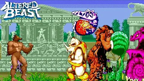 Altered beast (Sega Mega Drive) All bosses (no damage )