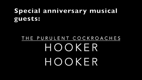 Purulent Cockroaches: Hooker Hooker!